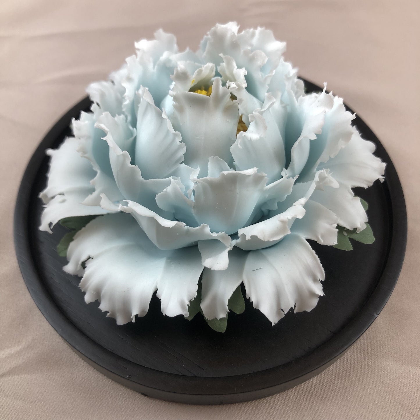 Handmade & Hand-Pinched Blue Peony Porcelain Diffuser – Heritage Ceramic Aroma Ornament, Home Decor Gift for Mom