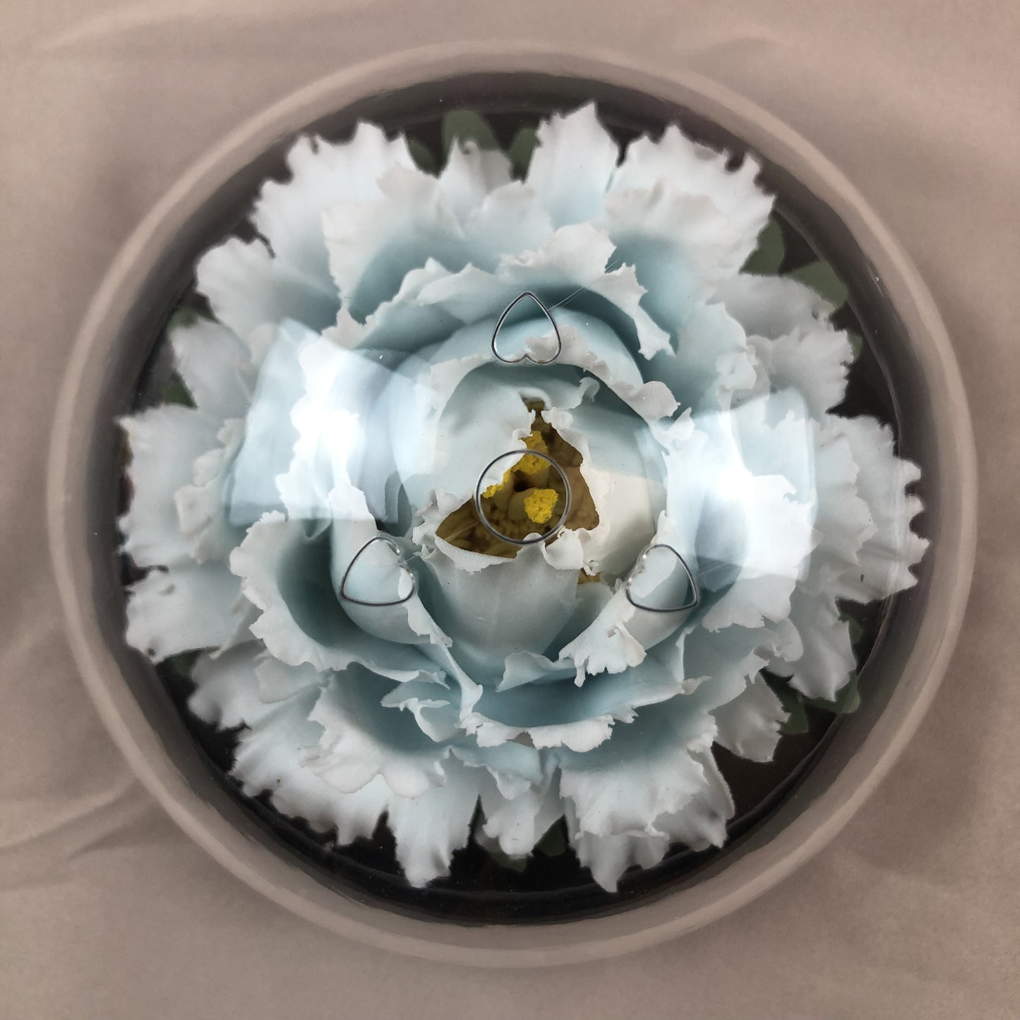 Handmade & Hand-Pinched Blue Peony Porcelain Diffuser – Heritage Ceramic Aroma Ornament, Home Decor Gift for Mom