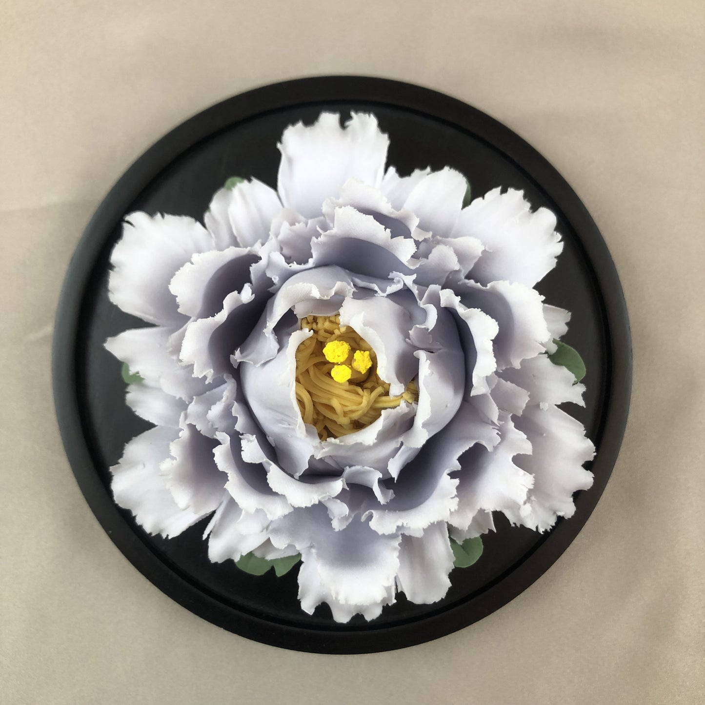 Light Purple Peony Porcelain Diffuser – Handmade Heritage Ceramic Aroma Ornament, Home Decor Gift for Mom